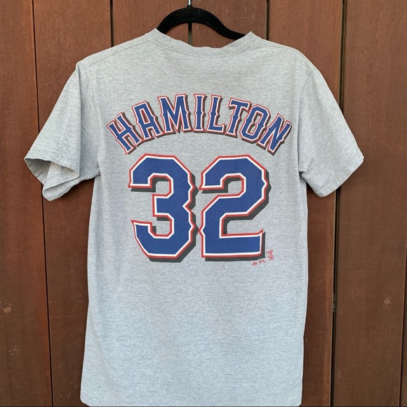 MLB Texas Rangers Gray Jersey Number 32 Short Sleeve Tee Shirt Size Small - Picture 4 of 4